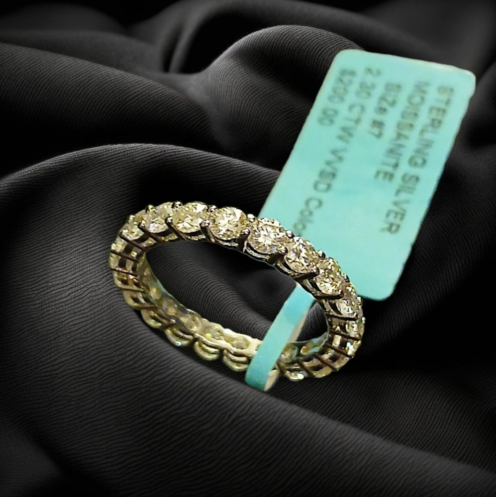 925 Moissanite Ring